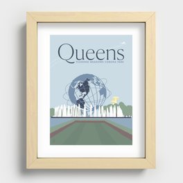 Flushing Meadows | Queens New York City | Travel Print  Recessed Framed Print