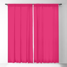 From The Crayon Box Razzmatazz - Bright Pink Solid Color / Accent Shade / Hue / All One Colour Blackout Curtain
