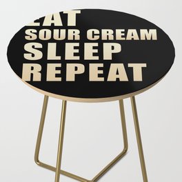 Sour Cream Side Table
