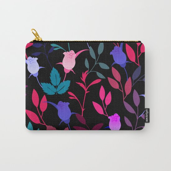 Flower Pattern XVI Carry-All Pouch