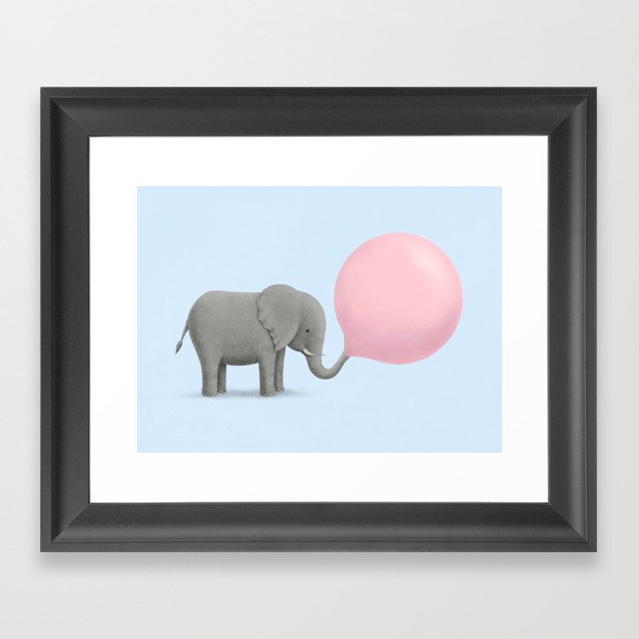 Jumbo Bubble Gum Framed Art Print