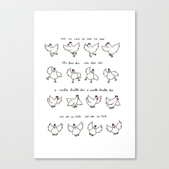 Chicken Dance Canvas Print
