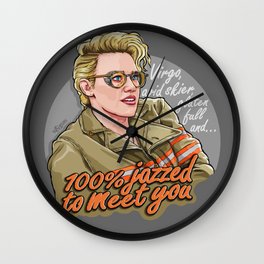 100% Jazzed to meet you - Holtzmann Wall Clock
