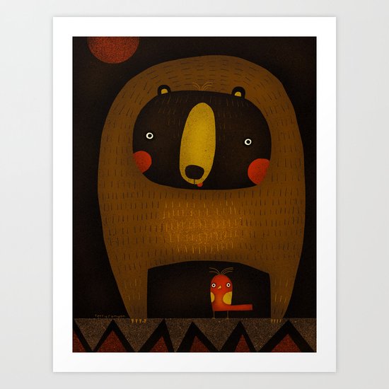 BODY GUARD Art Print