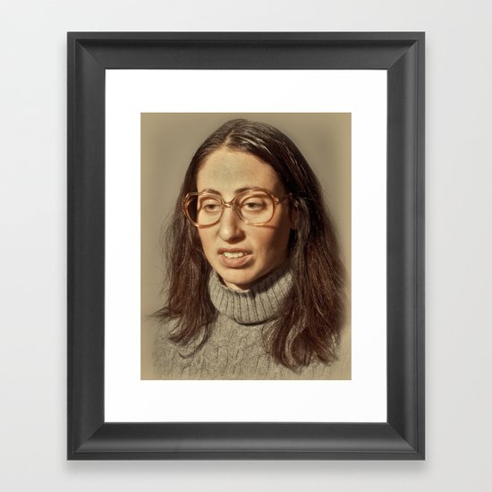 i.am.nerd. :: lauren s. Framed Art Print