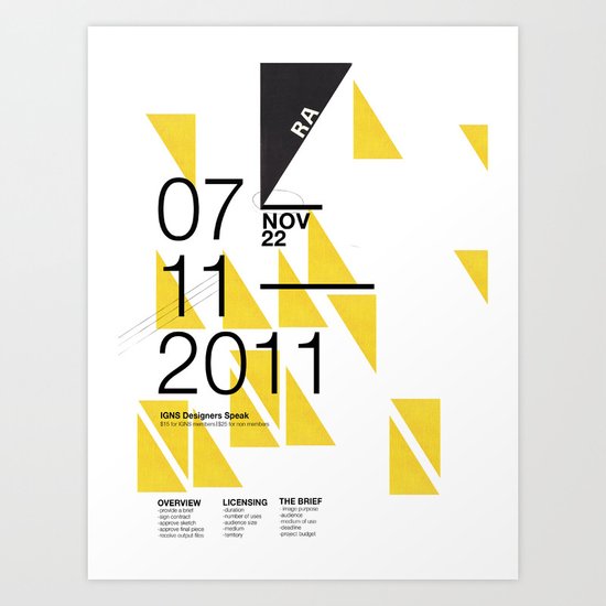 IGNS poster design Art Print