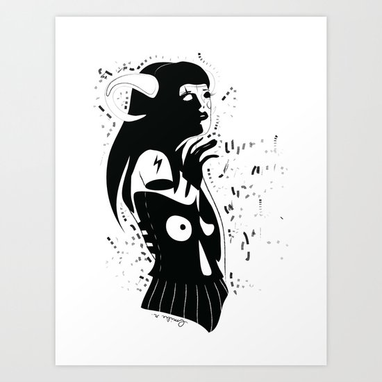 I've got a new world in my view - Emilie Record Art Print