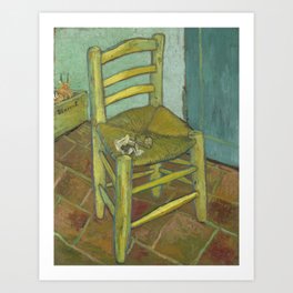 Van Gogh's Chair Art Print