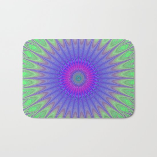 Cold mandala Bath Mat