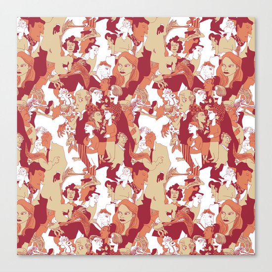 Beware the wolf Canvas Print