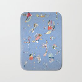 Himmelblau (Sky blue) Wassily Kandinsky Bath Mat