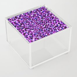 Purple Leopard Acrylic Box