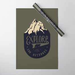 Explore the outdoors Wrapping Paper