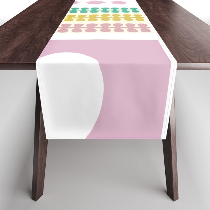 Assemble patchwork composition 5 Table Runner