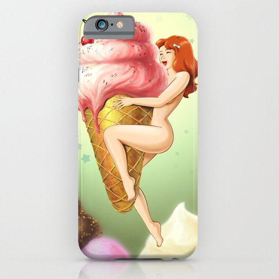 Ice Cream Girl iPhone & iPod Case