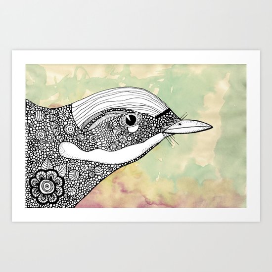 The flight Art Print