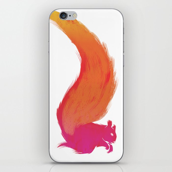 Fiery Squirrel iPhone Skin