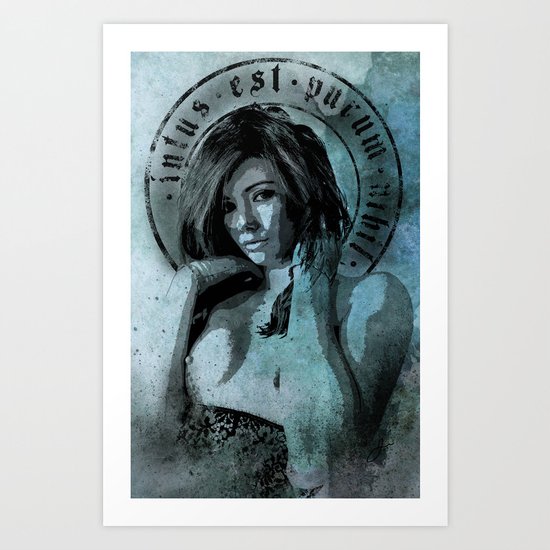 Purity Within Nothingness Art Print