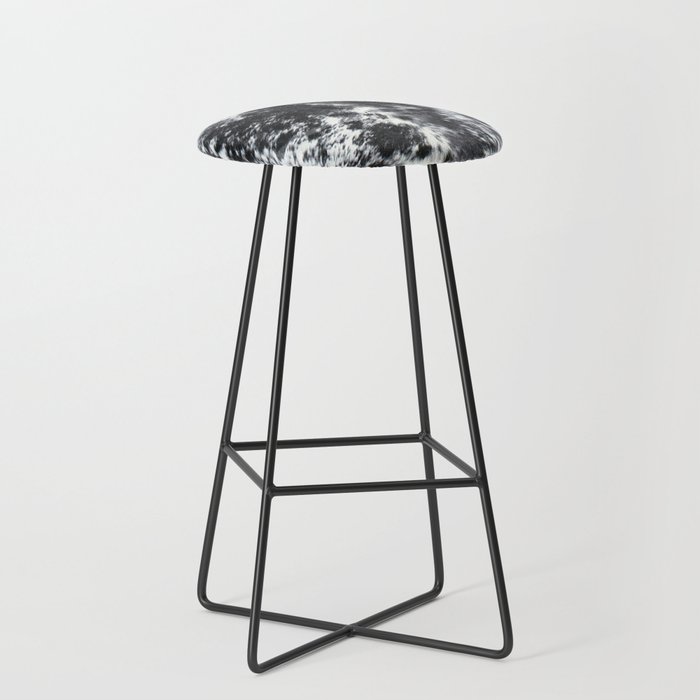 Black and white cowhide bar hot sale stools