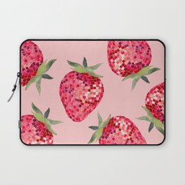 Disco Ball Strawberry Laptop Sleeve