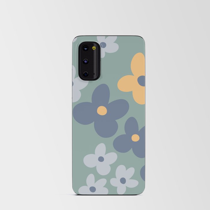 Retro Retro Floral Background Android Card Case