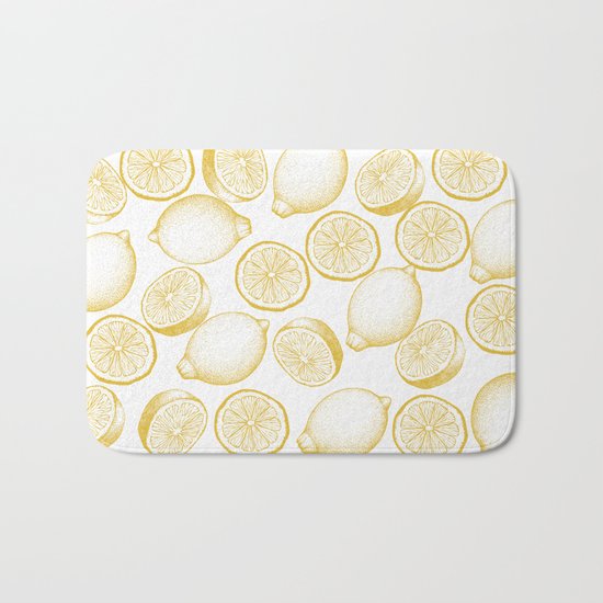 Lemons Bath Mat