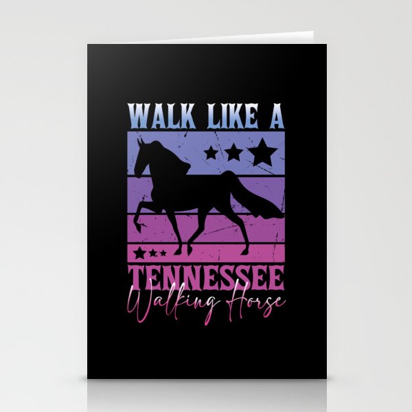 Walk like a Tennessee Walking Horse Stationery Cards