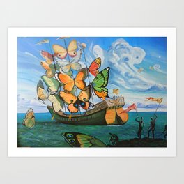 Abstract Butterfly Art Prints For Any Decor Style Society6