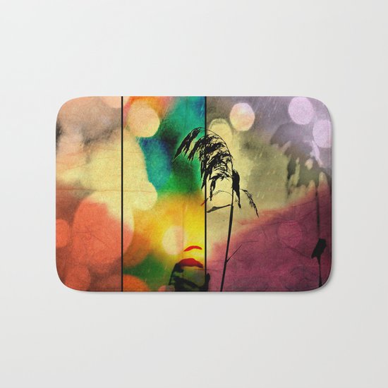 Rainbow Grass Diamond Bath Mat