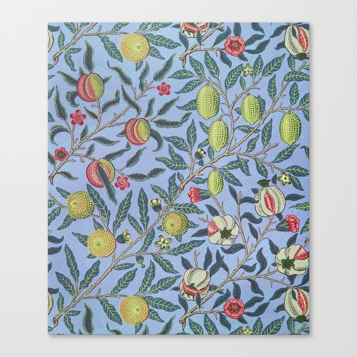 William Morris. Fruit or Pomegranate. Canvas Print