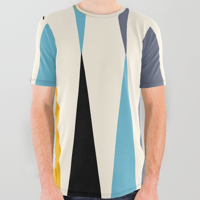 Mid-Century Modern Art 1.4.2 All Over Graphic Tee