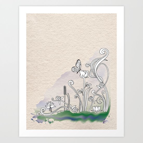 Magic Garden Art Print