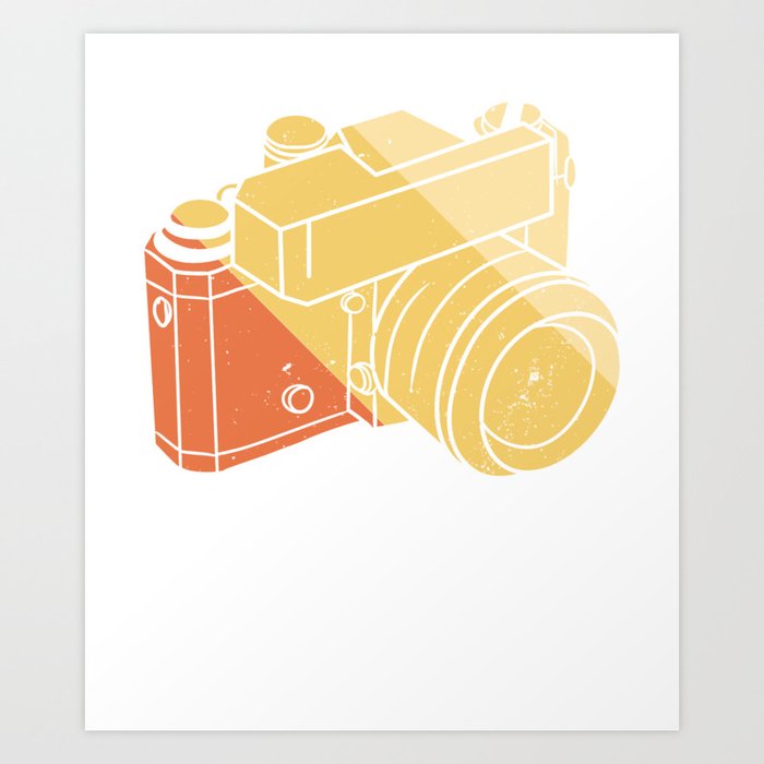 Photography Photographer Camera Retro Art Print