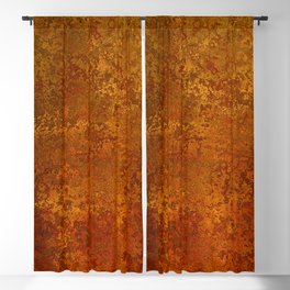 Vintage Copper Rust, Minimalist Art Blackout Curtain