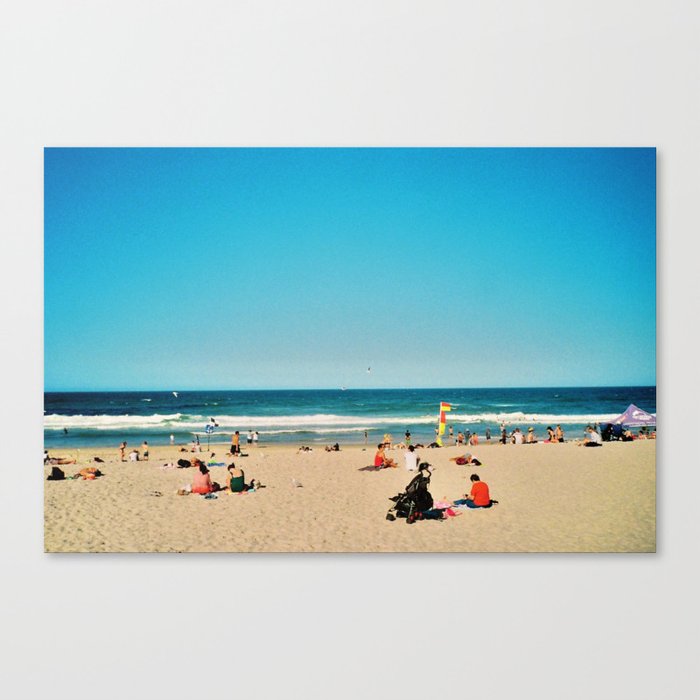 Surfers Paradise Beach Film Print Canvas Print