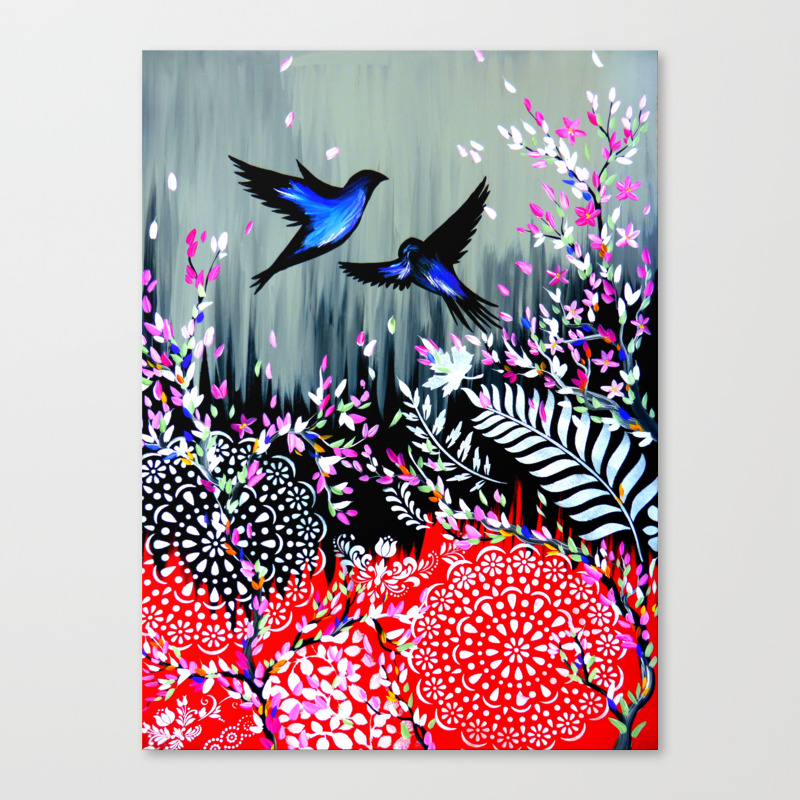 New Zealand Abstract Design Canvas Print By Cathyjacobs Society6