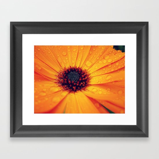 Drip drop Framed Art Print