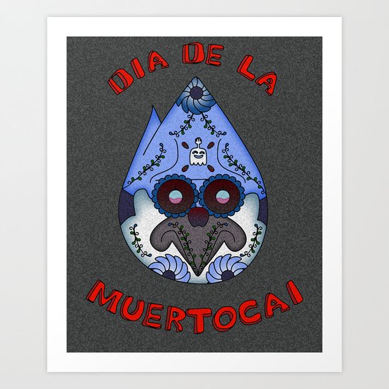 Dia De La Muertocai Art Print