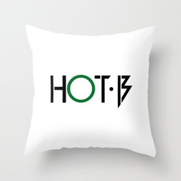 HOT・B (ホット・ビィ) Logo Throw Pillow