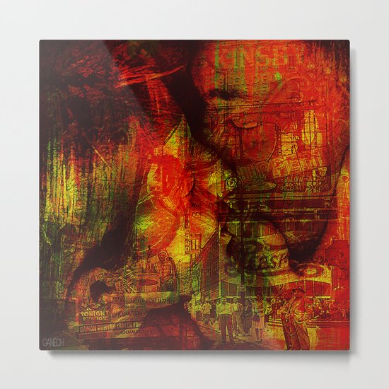 American Kiss Metal Print