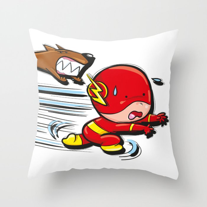 Baby Heroes - BabyFlash Throw Pillow