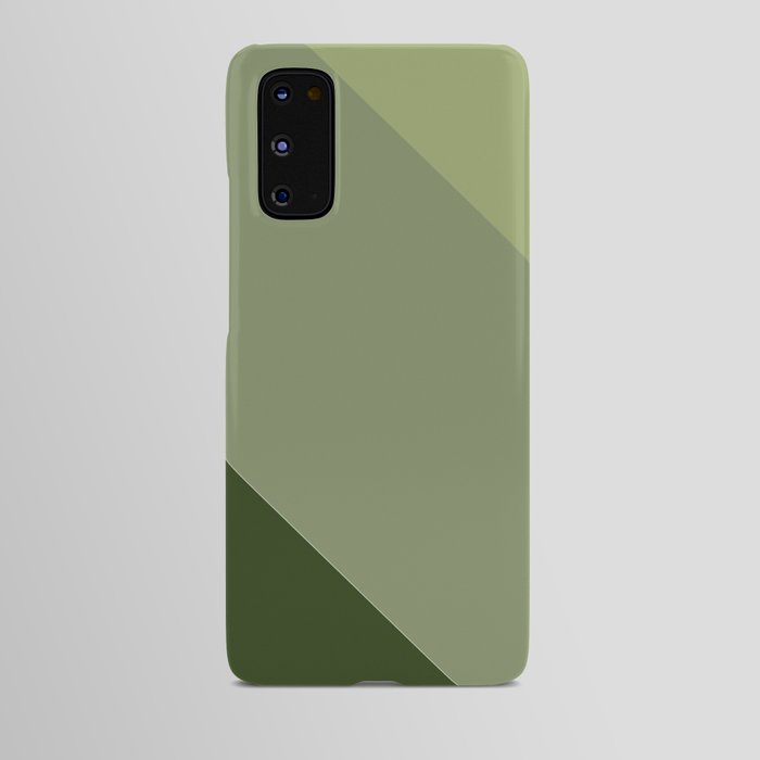 Pine Moss Sage Diagonal  Android Case