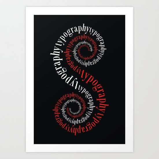 Typography Art Print