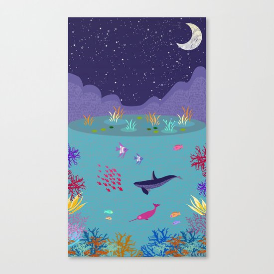 Underwater Canvas Print