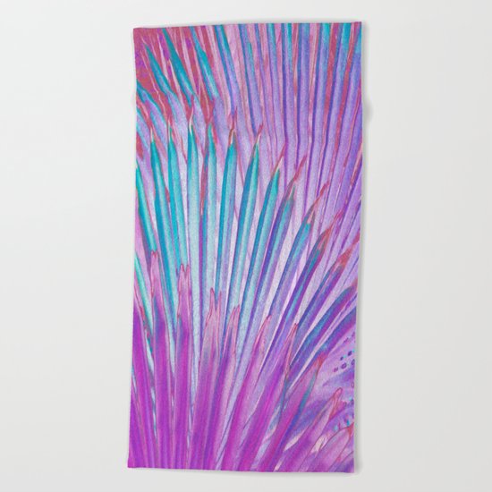 Glorious Morning in purple Beach Towel