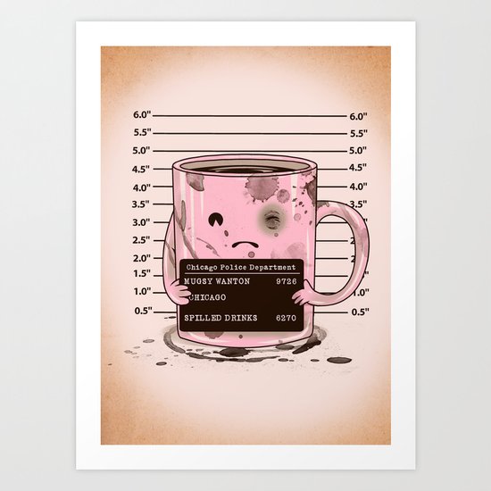 Mugshot Art Print