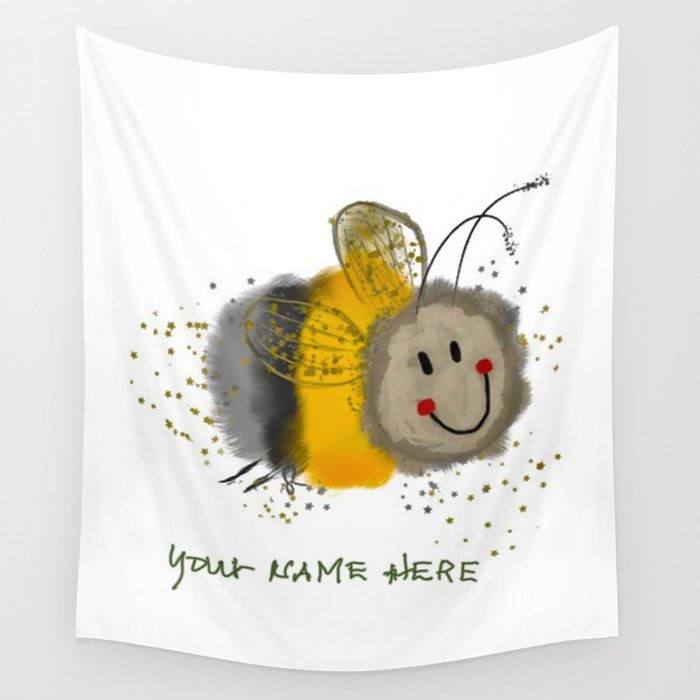 Sweet Bee  Wall Tapestry