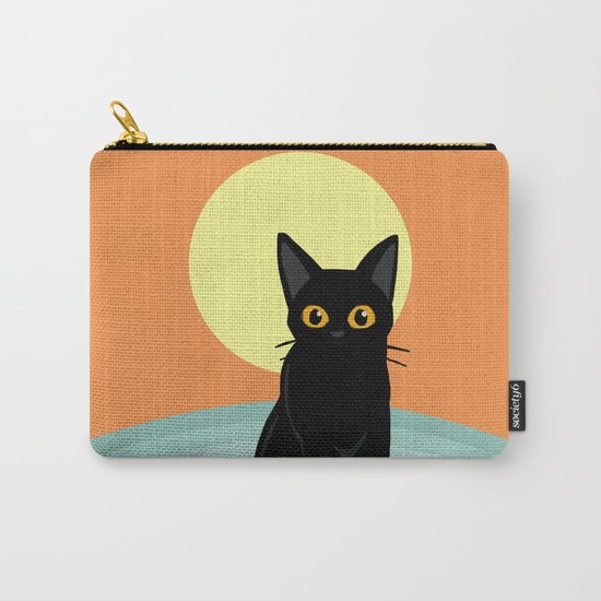 Sunset and cat Carry-All Pouch