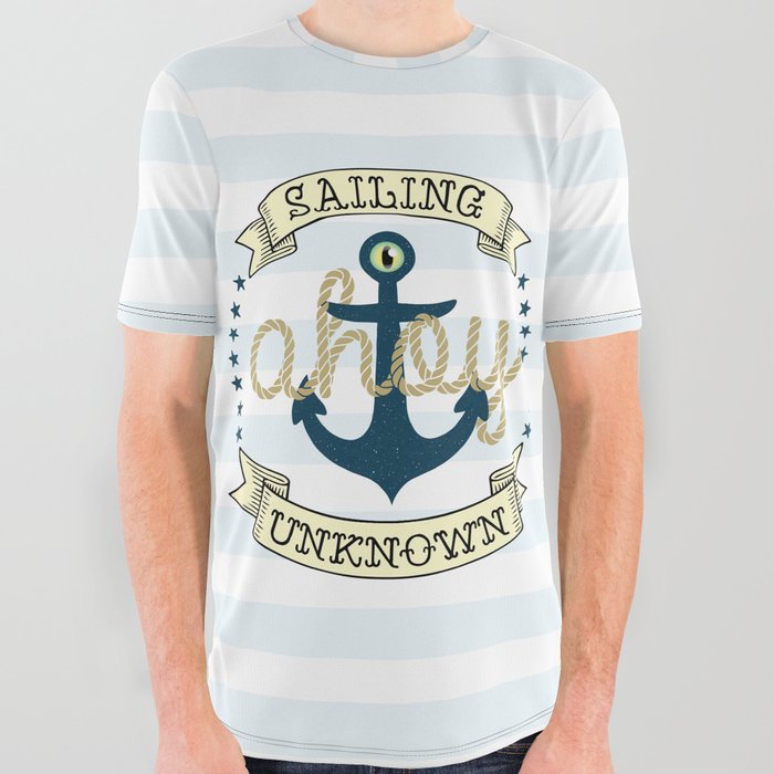 Ahoy! All Over Graphic Tee