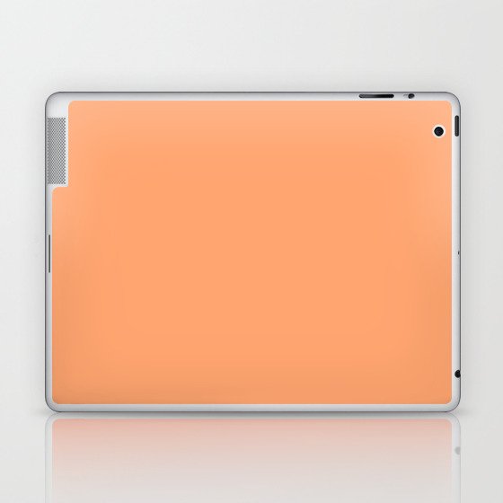 Enthusiastic Orange Laptop & iPad Skin
